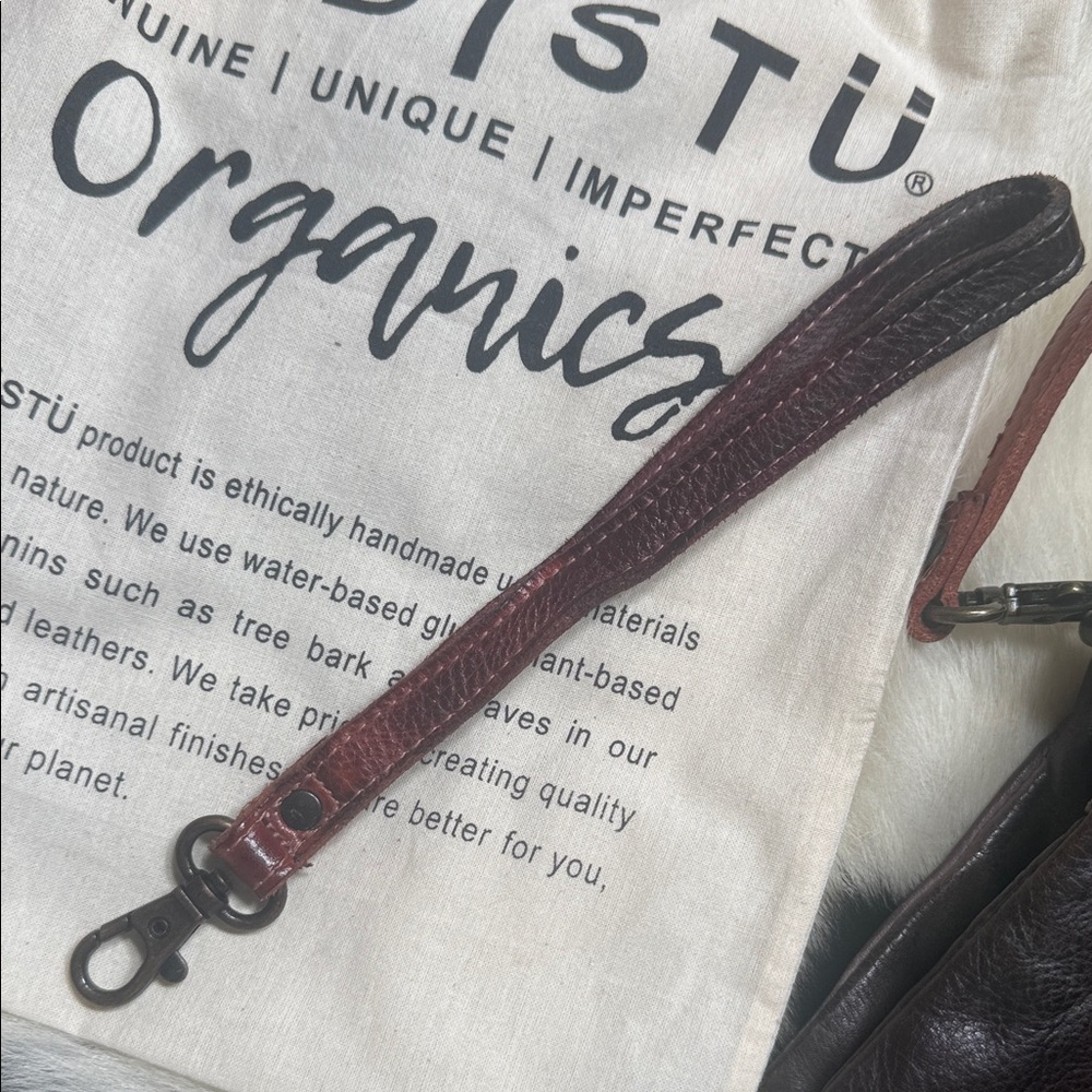 Bed|Stü Leather Cadence Wallet Wristlet Crossbody Bag Tie Dye - Picture 7 of 9